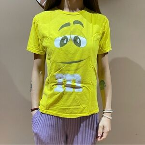M&M'S Bright Yellow Cotton T-Shirt
